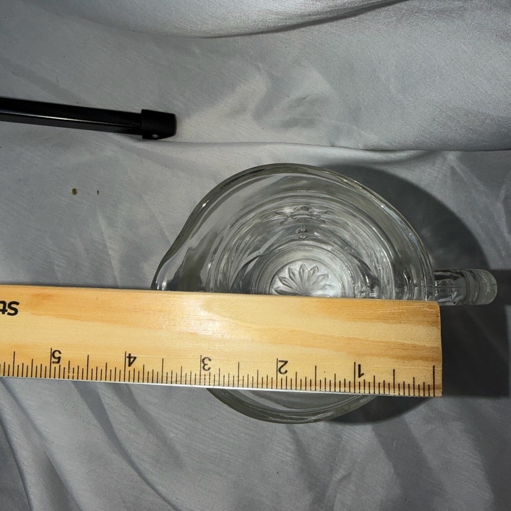 Vintage Anchor Hocking Star of David Glass Pitcher - Picture 8 of 10